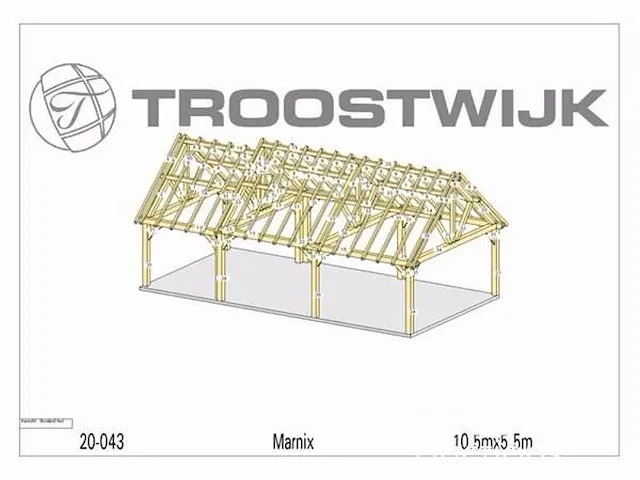 Carport fijnspar 10,5x5,5 - afbeelding 17 van  22