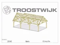 Carport fijnspar 10,5x5,5 - afbeelding 17 van  22