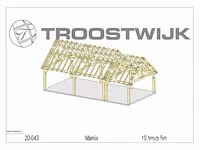 Carport fijnspar 10,5x5,5 - afbeelding 19 van  22