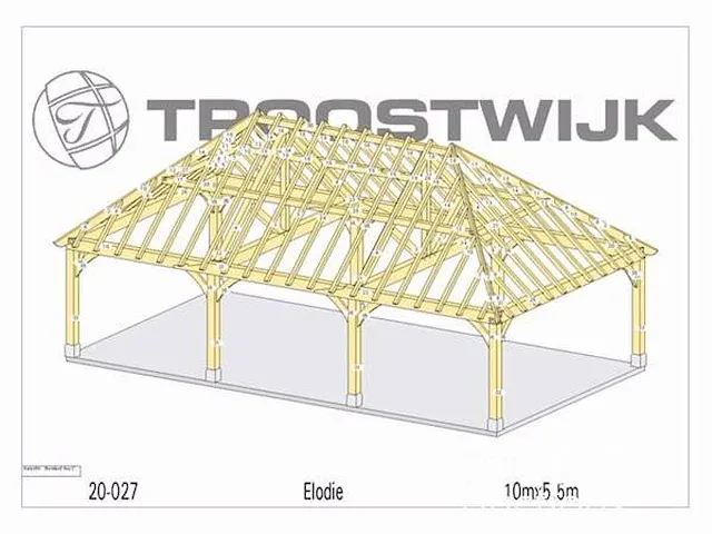 Carport fijnspar 10x5,5 - afbeelding 21 van  25