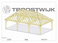 Carport fijnspar 10x5,5 - afbeelding 21 van  25