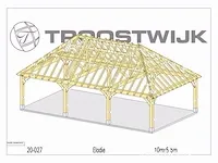 Carport fijnspar 10x5,5 - afbeelding 23 van  25