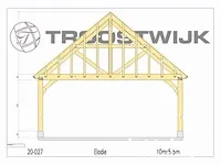 Carport fijnspar 10x5,5 - afbeelding 24 van  25