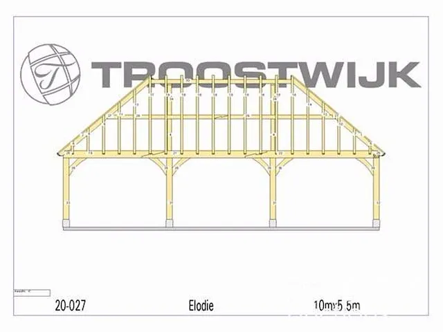 Carport fijnspar 10x5,5 - afbeelding 25 van  25