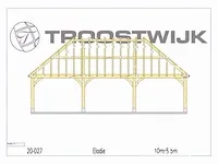 Carport fijnspar 10x5,5 - afbeelding 25 van  25