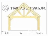 Carport fijnspar 11,5x5,5 - afbeelding 18 van  20