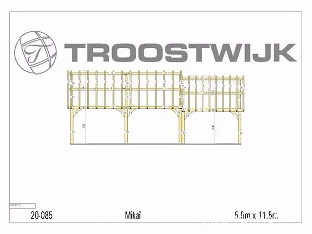 Carport fijnspar 11,5x5,5 - afbeelding 19 van  20