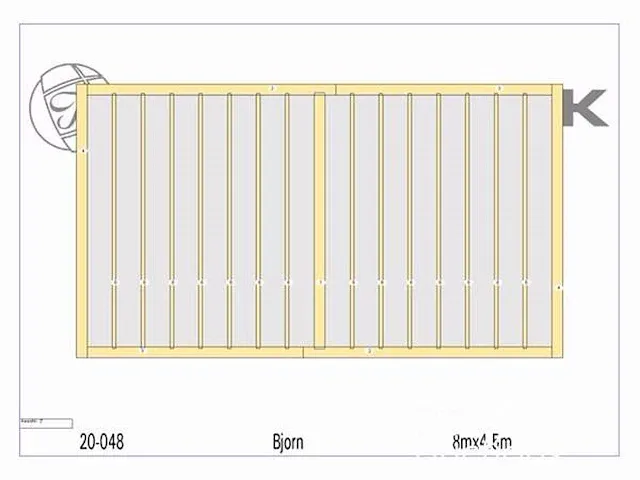 Carport fijnspar 8x4,5 - afbeelding 13 van  17