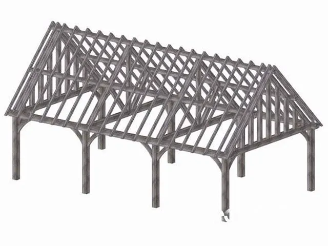 Carport fijnspar 9x5 inclusief beplanking - afbeelding 23 van  37