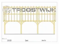 Carport fijnspar 9x5 inclusief beplanking - afbeelding 36 van  37