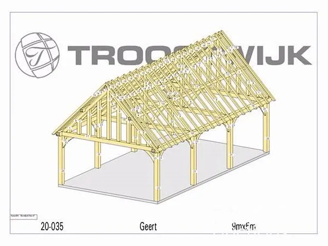 Carport fijnspar 9x5 - afbeelding 20 van  25