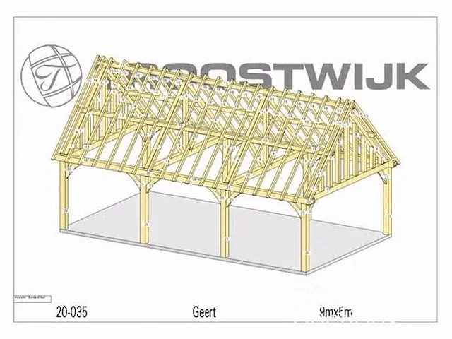 Carport fijnspar 9x5 - afbeelding 21 van  25