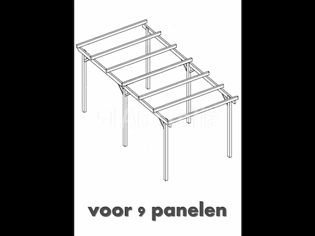 Carport voor zonnepanelen - afbeelding 2 van  2