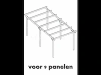 Carport voor zonnepanelen - afbeelding 2 van  2
