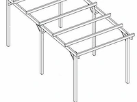 Carport voor zonnepanelen - afbeelding 1 van  3