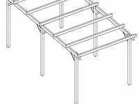 Carport voor zonnepanelen - afbeelding 1 van  3