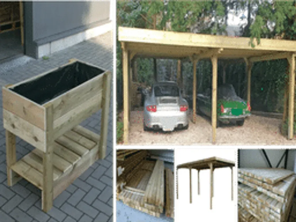 Carports (zonnecollectoren) & hout - hamont-achel - 08/11/2023