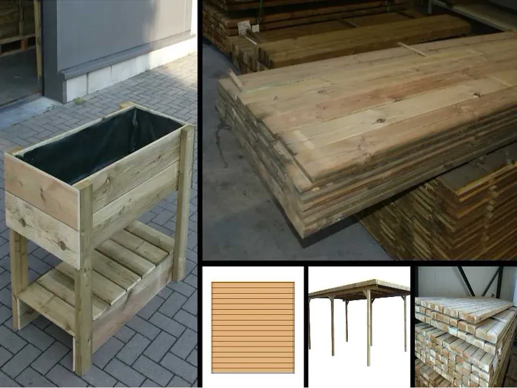 Carports (zonnecollectoren) & hout - hamont-achel - 17/01/2024