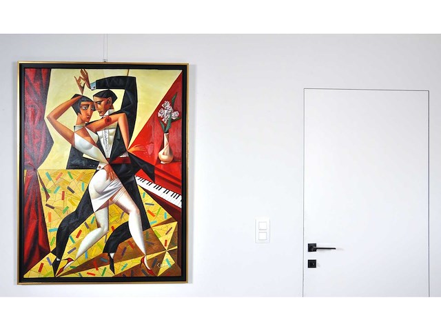 Carra – les danceurs - olie op doek - 120x90 cm - afbeelding 4 van  13