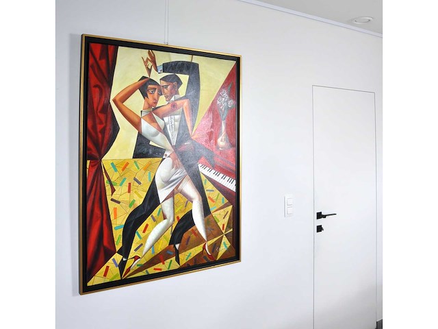 Carra – les danceurs - olie op doek - 120x90 cm - afbeelding 9 van  13