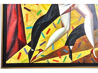 Carra – les danceurs - olie op doek - 120x90 cm - afbeelding 10 van  13