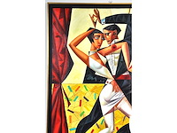 Carra – les danceurs - olie op doek - 120x90 cm - afbeelding 11 van  13