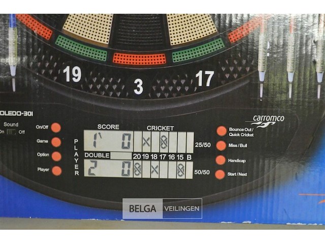 Carromco elektrisch dart blok - afbeelding 3 van  3