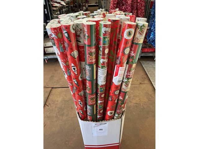 Carta natale. papier cadeauverpakking,kerst . (40x) - afbeelding 2 van  2