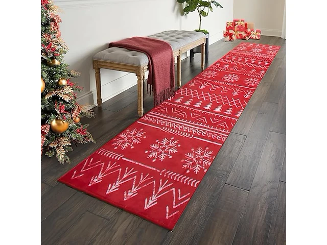Carvapet kerstloper, 60 x 300 cm - afbeelding 1 van  4