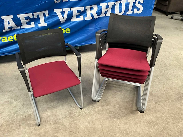 Casala feniks design vergaderstoelen (6x) - afbeelding 1 van  5