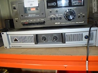 Casettedeck akai cs-702d, versterker behringer epx 2800 - afbeelding 5 van  9