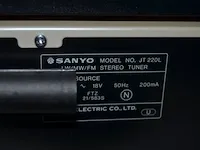 Casettespeler sanyo rd220 , tuner sanyo jt220l - afbeelding 8 van  9