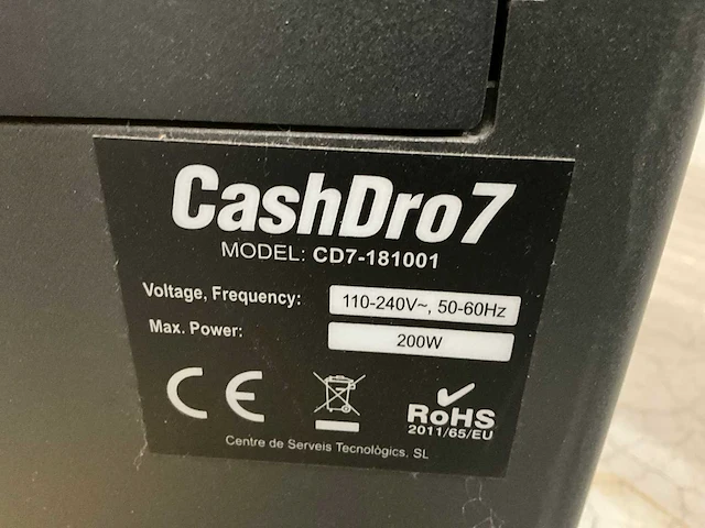 Cashdro cd7 betaal automaat - afbeelding 4 van  4