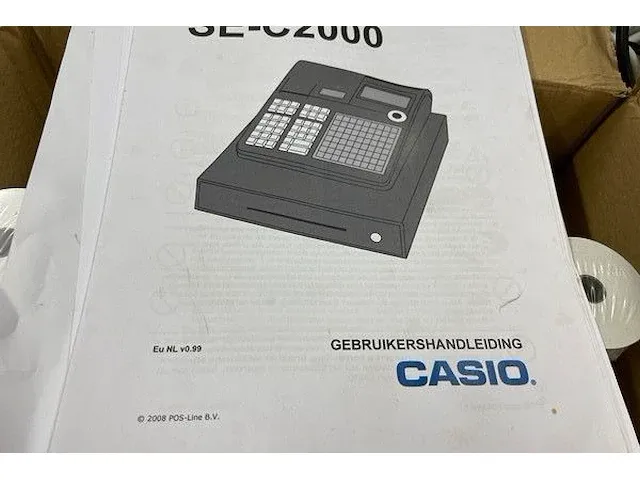 Casio electronic cash register - afbeelding 7 van  7