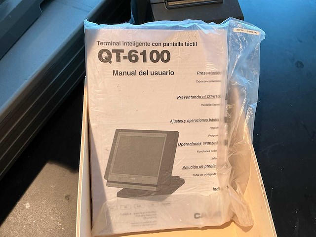 Casio qt-6100 kassa met kast - afbeelding 2 van  7