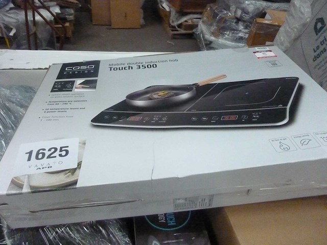 Caso design touch 3500 zwart aanrechtblad 60 cm kookplaat met inductiezone 2 zone(s) - afbeelding 7 van  7