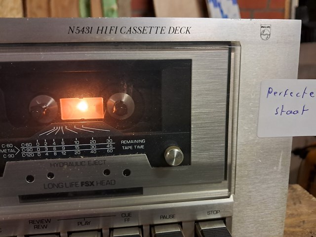 Cassettedek philips goede staat - afbeelding 2 van  3