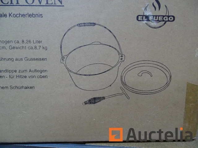 Cast strijkijzer frying pan - afbeelding 1 van  2