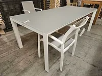 Castle-line alu tafel california kleur wit 220 x 100cm - afbeelding 1 van  3