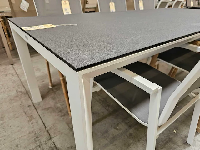 Castle-line alu tafel california kleur wit 220 x 100cm - afbeelding 2 van  3