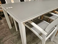 Castle-line alu tafel california kleur wit 220 x 100cm - afbeelding 3 van  4