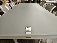 Castle-line alu tafel california kleur wit 220 x 100cm - afbeelding 4 van  4