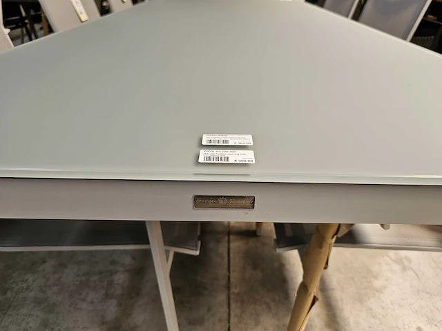 Castle-line alu tuintafel geneve mistral grijs 220 x 100cm - afbeelding 4 van  4