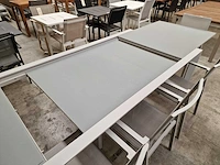 Castle-line alu uitschuiftafel geneve mistral grijs 220-340x106cm - afbeelding 7 van  10