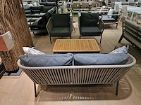 Castle-line avo alu lounge sofa set all weather rope taupe - afbeelding 4 van  10