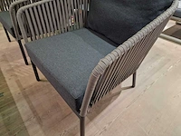 Castle-line avo alu lounge sofa set all weather rope taupe - afbeelding 5 van  10