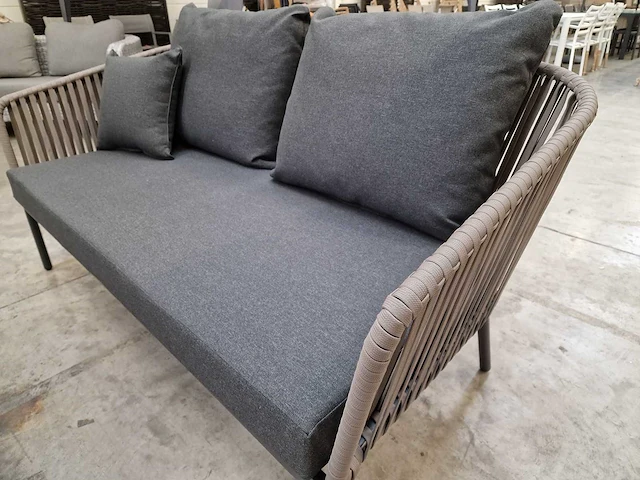 Castle-line lounge set avo 2-zit + 2x1-zit + salontafel teak - afbeelding 4 van  6