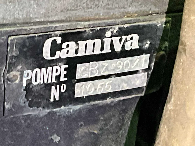 Cat dieselmotor 4 cil 165hp inclusief camiva waterpomp 1x - afbeelding 9 van  17
