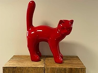 Cat / kat h65cm red - afbeelding 1 van  1