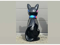 Cat / kat met bril h120cm black multi - afbeelding 3 van  5